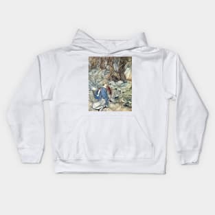 Becuma of the White Skin - Irish Fairy Tales - Arthur Rackham Kids Hoodie